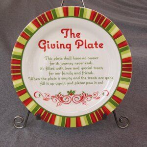 4 for $40 - The Giving Plate by Maud Borup (w3342)